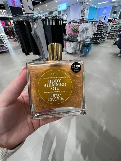 primark body oil